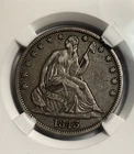 1843 Seated Liberty Half Dollar - High Grade Strong Strike Rare