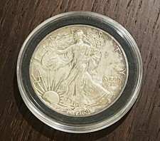 1989 American Eagle $1 Silver Dollar Coin Nice Tan Toning