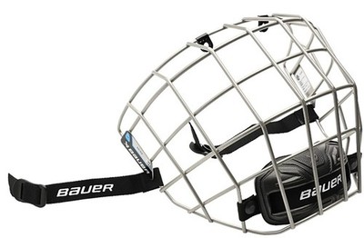 Bauer Profile I Facemask Gitter für Eishockeyhelm silber