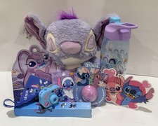 DISNEY Lilo Stitch Soft Purple Violet Plush 10" RARE COLOR Gift Bundle