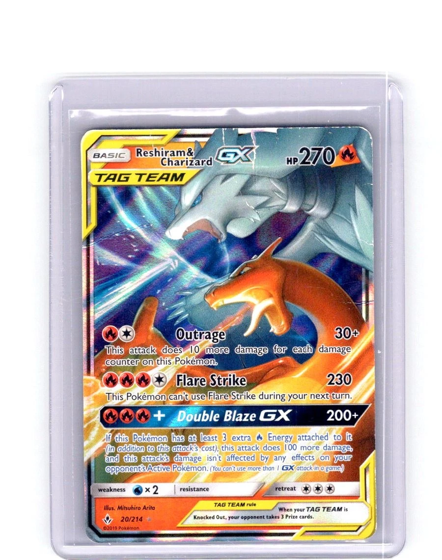 Reshiram & Charizard GX 20/214 Sm-Unbroken Bonds for sale | eBay