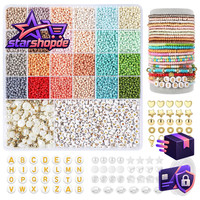 Perlen Set 12000 StüCk 3Mm Bunte Perlen Zum AuffäDeln Schmuckherstellung