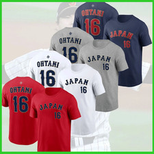 SALE Shoheii #16 0htani Japan Team 2026 World Baseball Classic Name & Number Tee