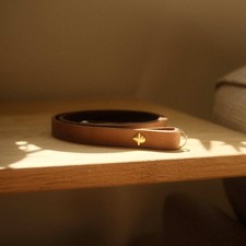 Leather Strap - Dünner Vintage Kameragurt aus hochwertigem Leder - Camera Strap