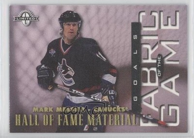 1997-98 Donruss Limited Fabric of the Game 11/250 Mark Messier #59 HOF gb9