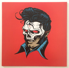 Salmo  - Hellvisback  (LP  - 1a stampa, vinile blu ottanio, raro!) - M/M