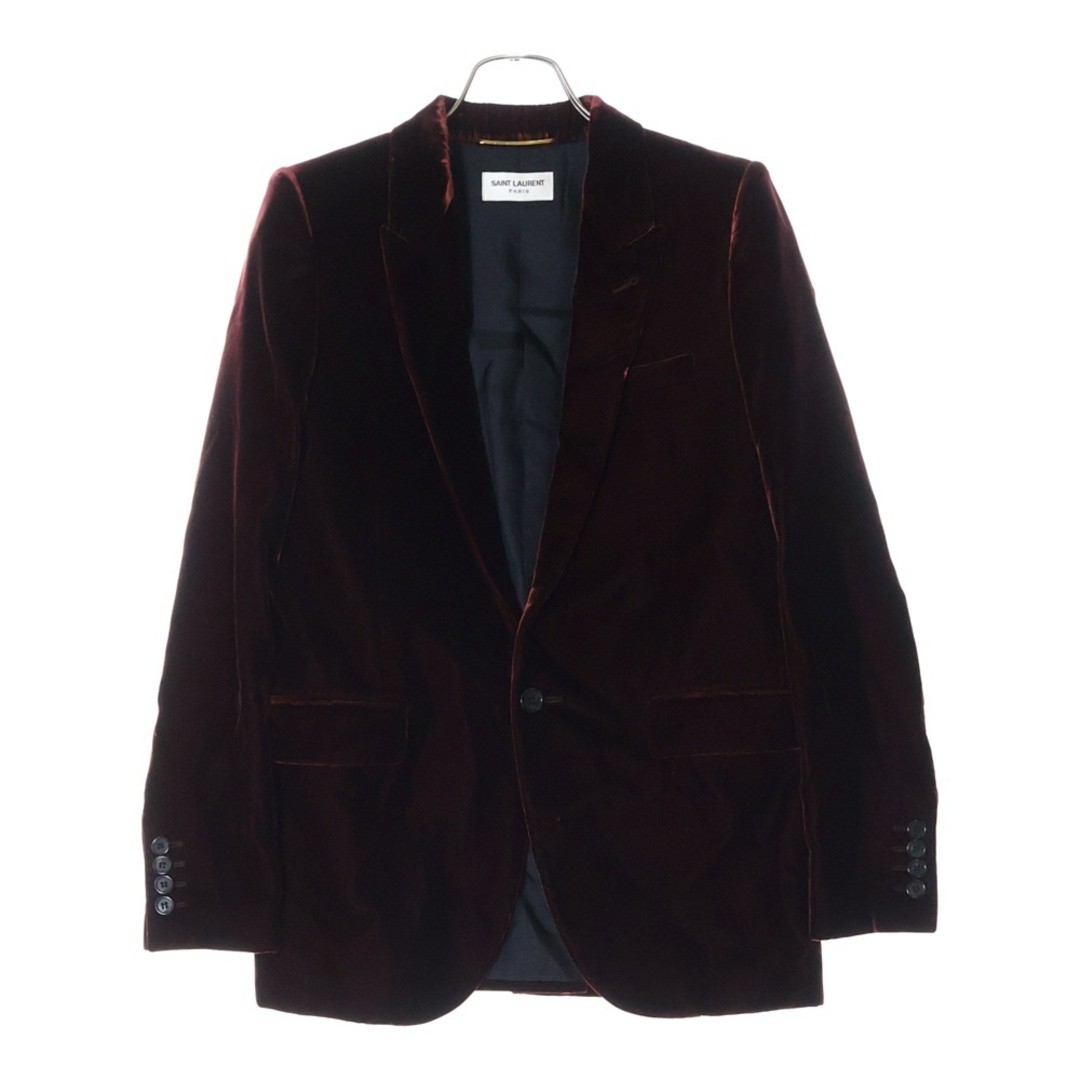 SAINT LAURENT PARIS giacca sartoriale velluto bordeaux 517740 donna usata 1c790d4ac0