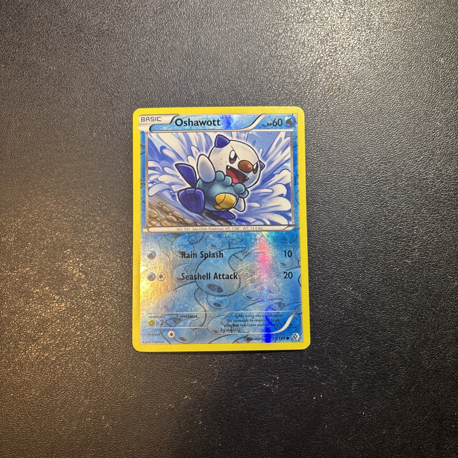 Oshawott 39/149 Boundaries Crossed Reverse Holo