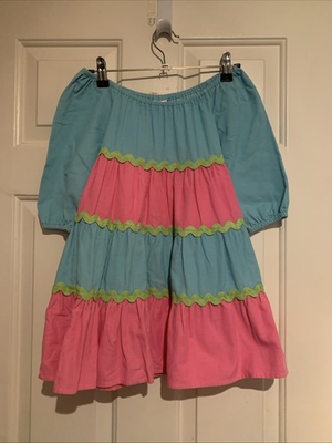 #ad Vintage Orient Express Inc. Colorful Multi Dress Size 5. $9.99