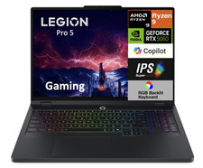Lenovo Legion 16" 2560x1600 Ryzen 9 8945HX 64GB 2TB SSD RTX 5060 Windows 11 Pro