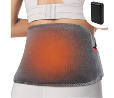 Cordless Heating Pad for Back Pain Relief, 10000mAh Battery Powered Heat Belt