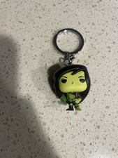 Juego de llaveros Funko Pocket Pop Kim Possible Shego de Disney, figuras de vinilo de 2 pulgadas