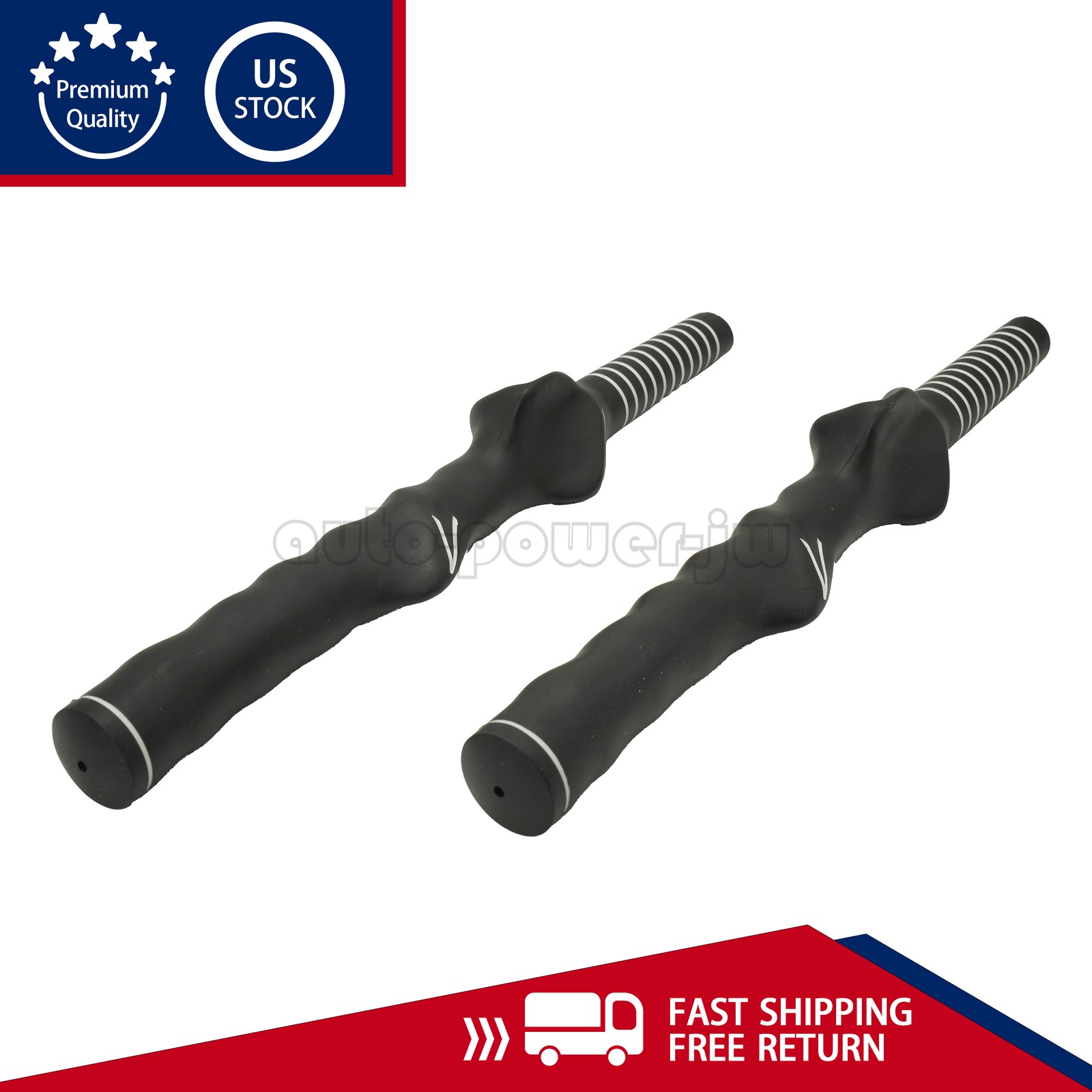 2PCS Right-Hand Golf Swing Training Grip Standard Teaching Aid Warm Up Trainer