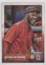 2015 Topps Update SP Photo Variation Jason Heyward (In Warm-Up Jacket) #US135