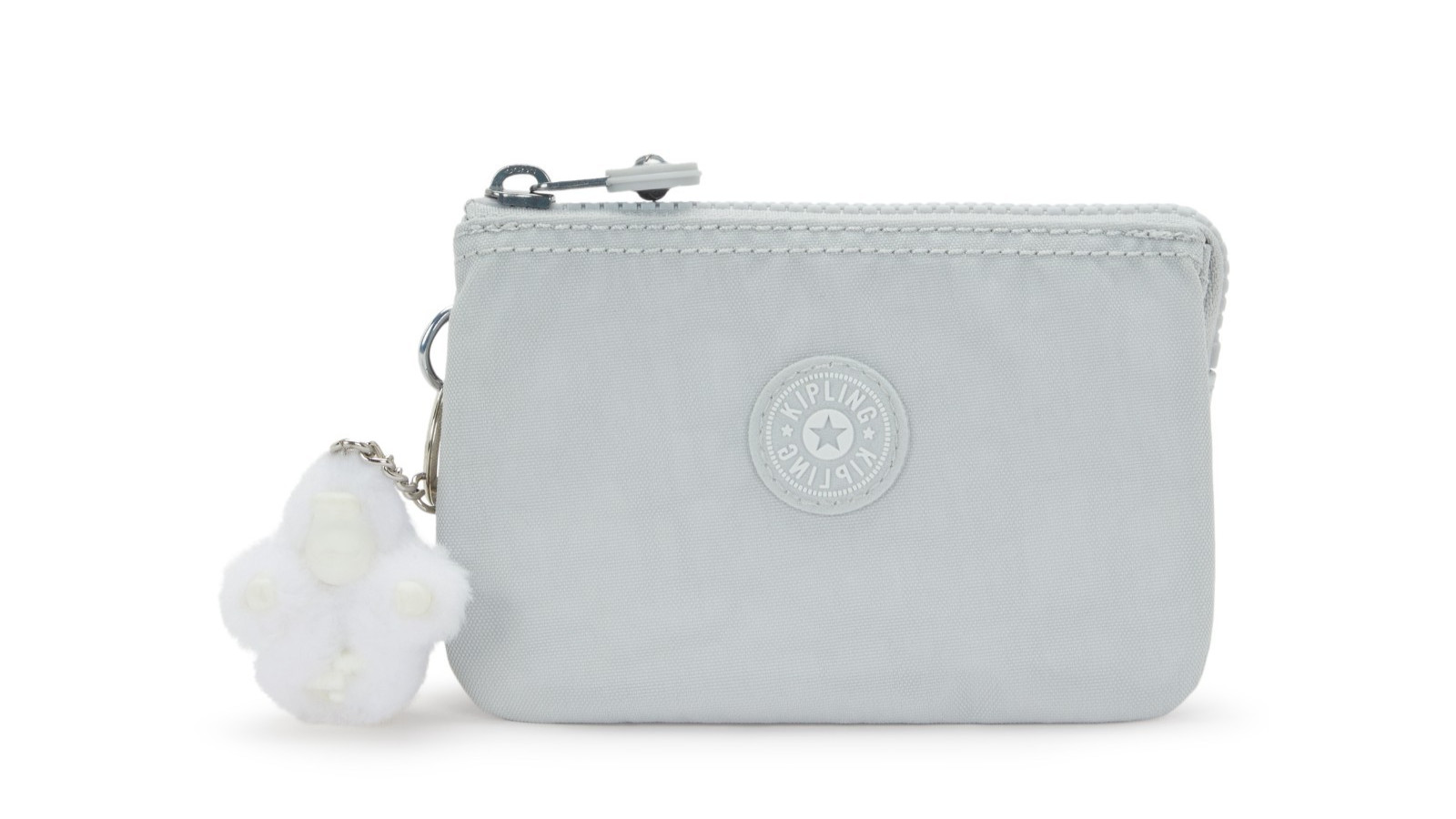 Kipling CREATIVITY S Small Purse - Easy Grey RRP £24 (FURRY MONKEY)