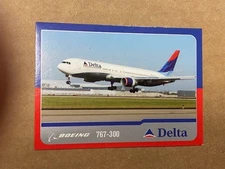 Delta Air Lines Aircraft Trading Card # 8 