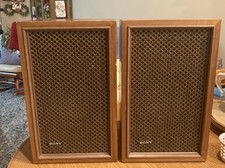 Sony SS  210 Vintage Speakers   Restored  Upgraded