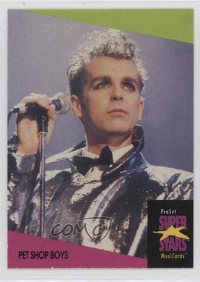 1991 Pro Set Super Star MusiCards UK Pet Shop Boys #105 0jk3