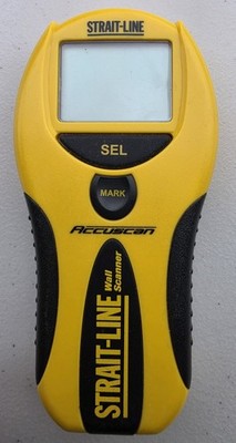 Strait-Line Accuscan Wall Scanner Stud Finder Tested Works