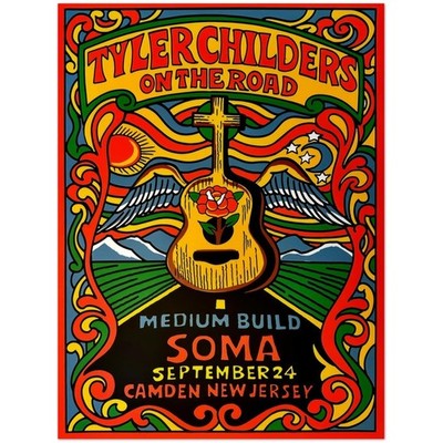 Tyler Childers On The Road Camden NJ September 24 2025 Poster