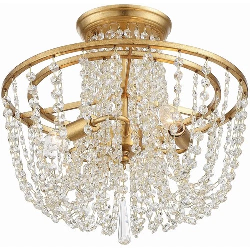 Crystorama Arcadia Semi-Flush Mount