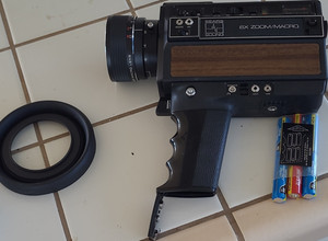 Sears Super 8 XL/Sound Movie Camera 6X Zoom Macro Manual Focus Black 39199
