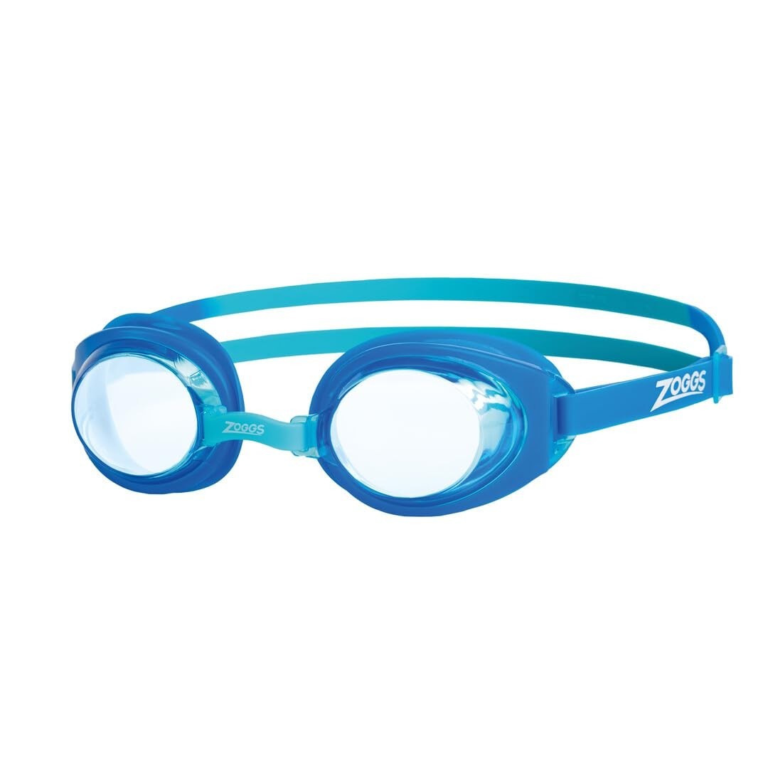 Zoggs Ripper Junior 6-14 yrs swimming swim goggles UV anti fog soft seal blue