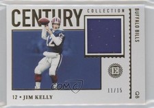 2021 Panini Encased Century Collection Gold 11/15 Jim Kelly #CC-JK HOF 9o3