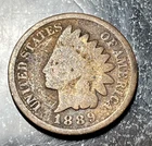 1889 Indian Head Cent Penny