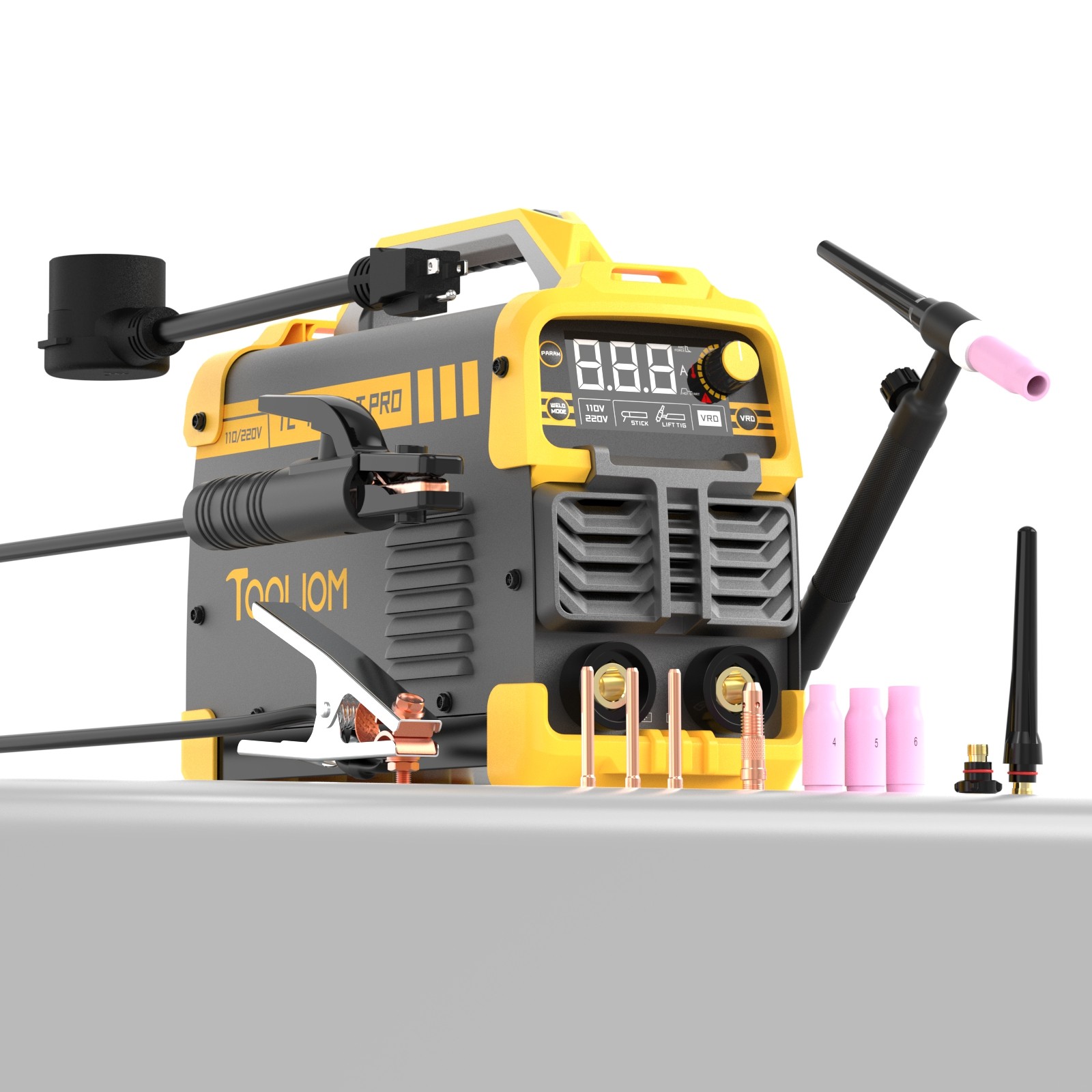 195A Stick/LiftWelder with Lift TIG Torch 110V/220V Dual Voltage Welding Machine
