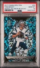 2017 Panini Spectra Tom Brady #69 Neon Blue Die-Cut Blue Jersey /35 PSA 10