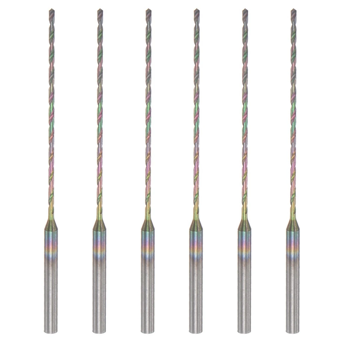 6 Forets Hélicoïdaux Micro 1mm - Pour Gravure Haute Vitesse - 2.35mm - Non Revêtus - Neuf