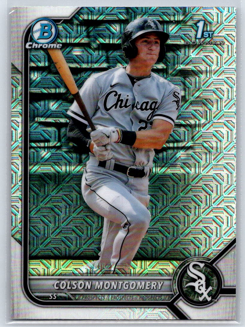 2022 Bowman Chrome Mojo Refractor Colson Montgomery #BCP-71 Chicago White Sox
