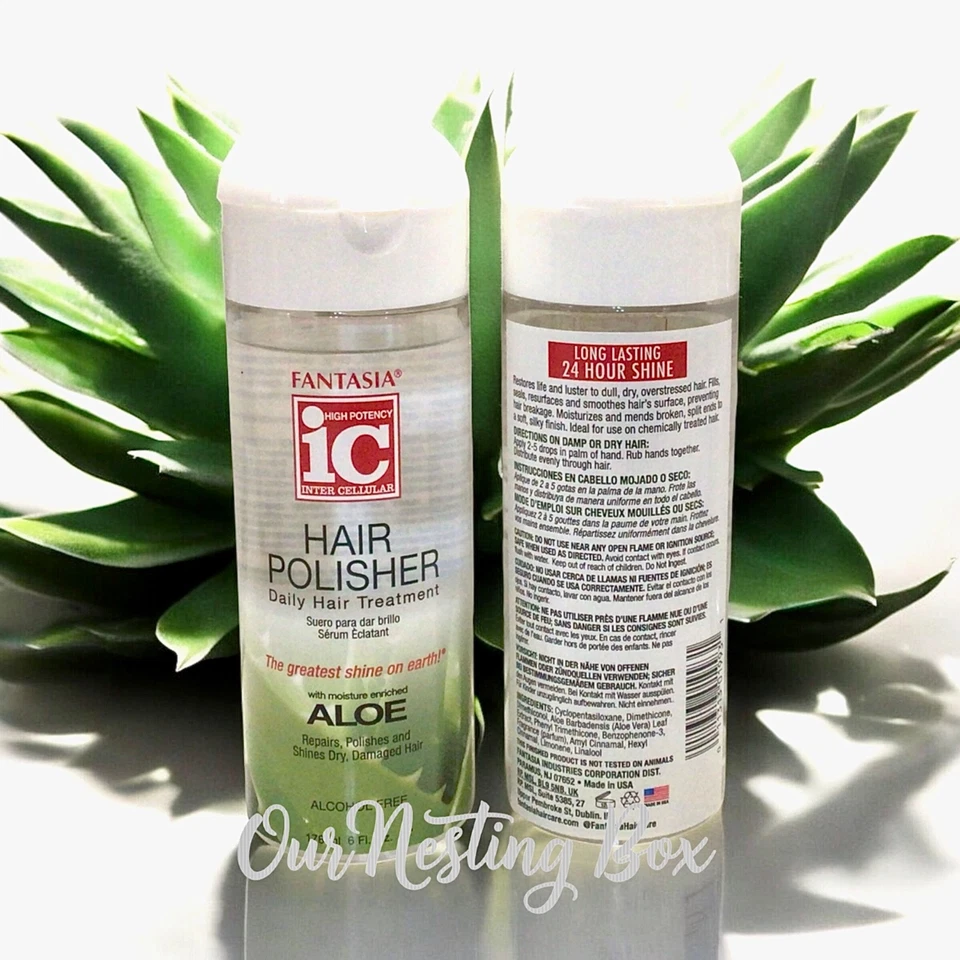 Pulidor de cabello Fantasia IC de alta potencia, enriquecido con aloe 6 oz. Foto 2 de 2