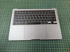 Apple MacBook Pro 13 A2289 2020 Palmrest Touchpad Keyboard Touchbar Gray c18