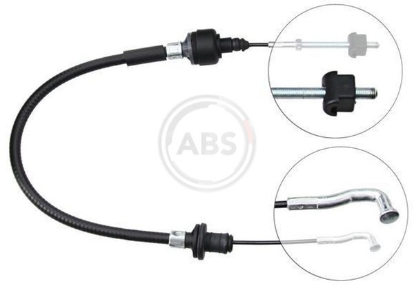 Kupplungsseil Kupplungszug A.B.S. K23080 FüR Kadett Combo Opel Tigra Corsa S93-image