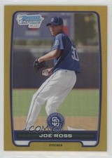 2012 Bowman Chrome Prospects Gold Refractor 22/50 Joe Ross #BCP107 0ac