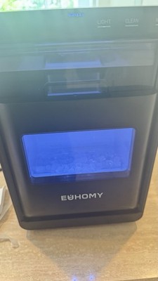 NEW.   Euhomy Nugget Ice Maker   Open Box, Tested & Working (Black)
