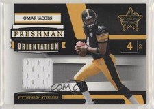 2006 Leaf Rookies & Stars Freshman Orientation Materials Jerseys Omar Jacobs 2u3
