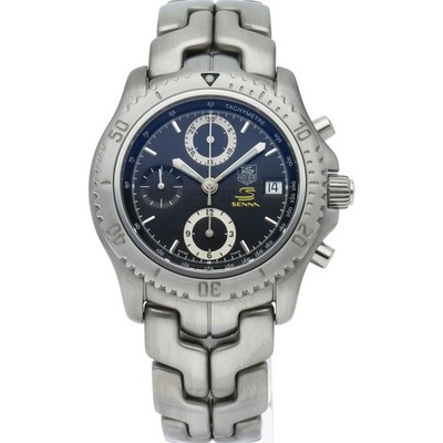 Tag Heuer Link Senna Limited 4000 Chronograph CT5114 Automatik 42mm Schwarz H...