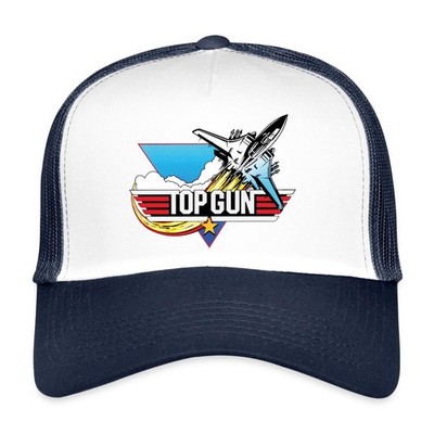 Top Gun Fighter Kampfjet Logo Trucker Cap