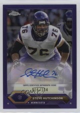 2023 Composite Topps Chrome Purple Refractor /134 Steve Hutchinson Auto HOF 1i3m