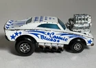 1972 Matchbox Superfast Cosmic Blues Dodge White Die‑Cast Car 1:64 Scale Vintage