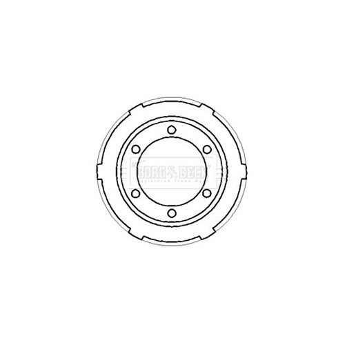 BORG & BECK Brake Drum BBR7187