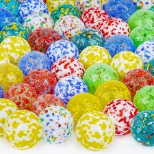 LovesTown 60PCS Glass Marbles, 5/8 Inch Assorted Color Marbles Medium, Multi