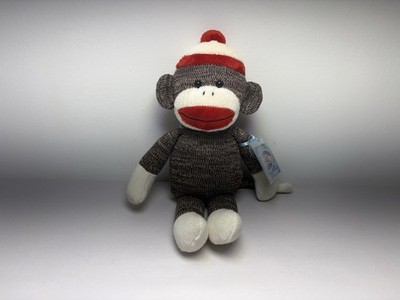 Webkinz Ganz Knit Sock Monkey Plush Original Sealed Code HM147
