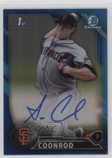 2016 Bowman Chrome Prospect Blue Refractor 143/150 Sam Coonrod Samuel Auto 10ea