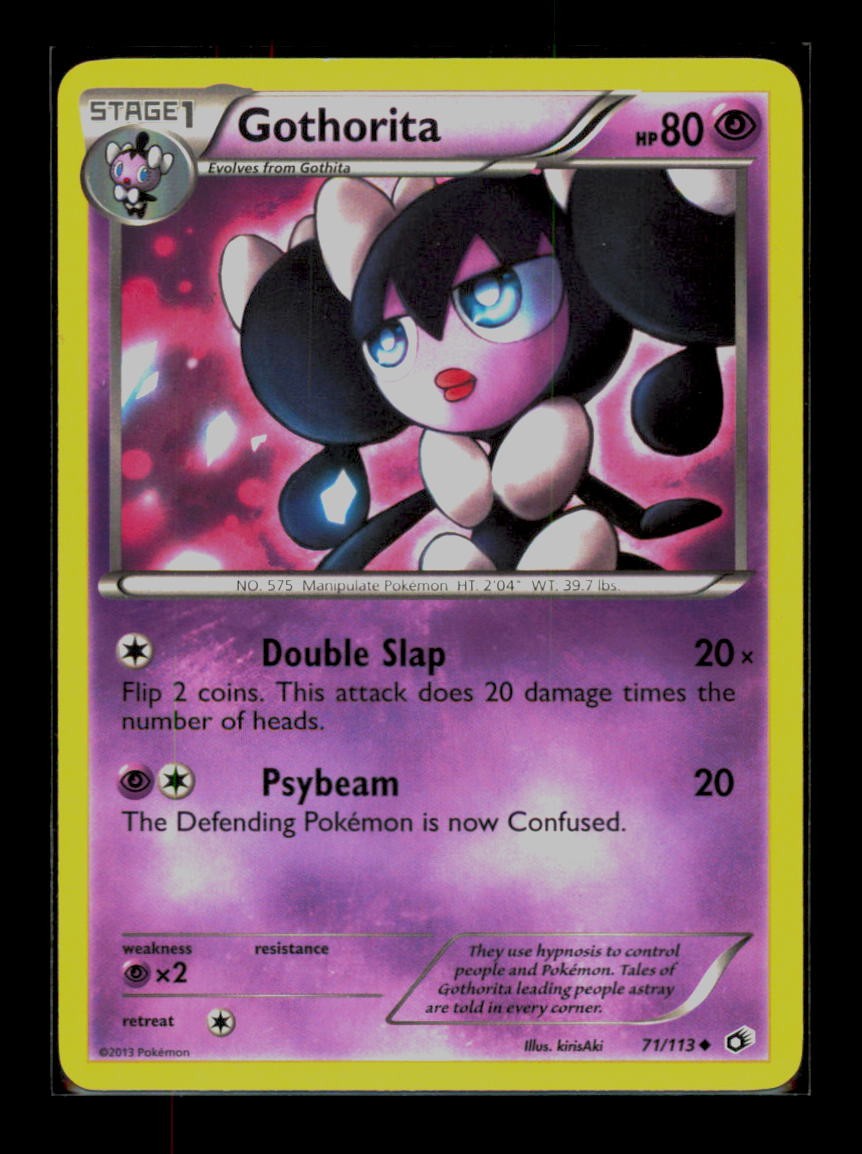 Pokemon Legendary Treasures Gothorita 71/113 LP