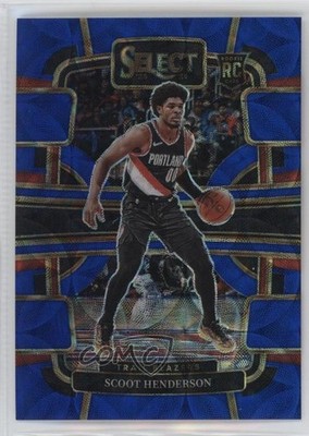 2023 Select Concourse Blue Scope Prizm /249 Scoot Henderson #77 Rookie RC 0x6p