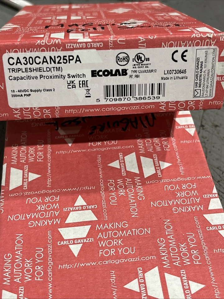 🔥Carlo Gavazzi CA30CAN25PA Proximity Switch, New Free Shipping🇺🇸 - Image 3 of 3